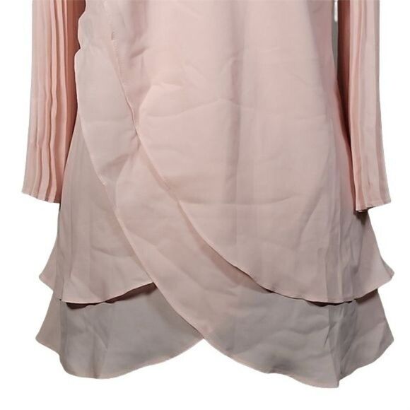 NWOT Laurie Felt Reversible Pleated Sleeve Blouse Sz XS - Picture 6 of 14